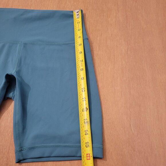 Lululemon Shorts Women 10 Green Wunder Train 8" Athleisure Sportswear lw7bh0 - Picture 9 of 13